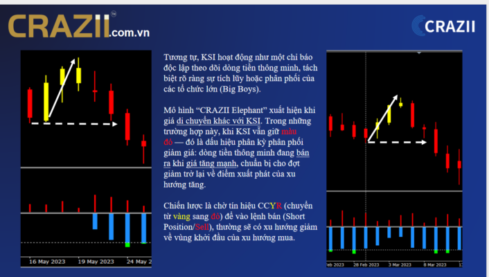 Chỉ báo KSI Crazii – Cách đọc dòng tiền cá mập trong trading